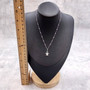 Sea Turtle Charm Necklace Delicate Purple Beads Silver Color (approx. 14+ inches AROUND) Violet Silver Sea Turtle Chain for resort wear! Copyright 2025 SeaShellSupply.com.