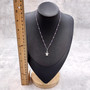Sea Turtle Charm Necklace Delicate Purple Beads Silver Color (approx. 14+ inches AROUND) Violet Silver Sea Turtle Chain for resort wear!