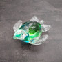 Glass Sea Turtle Figurine Spiral Aqua Green (1 figure approx. 4.5 inches long) Blue Green Glass Sea Turtle for home decor & gifting! Copyright 2025 SeaShellSupply.com.