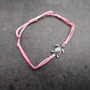 Sea Turtle Charm Bracelet Pink White Cord (approx. 5-7+ inches AROUND) Rose Carnation Sea Turtle String Bracelet Jewelry a thoughtful gift!
