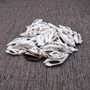 Center Cut White Chula Seashells Laevistrombus Canarium (10 shells approx. 1+ inches) Natural Sliced Strombus Shells for jewelry & décor!