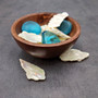 White Abalone Pearlized Assorted Pieces (10 pieces approx. 0.75+ inches) Iridescent Abalone shell fragments for jewelry arts & crafts! Copyright 2025 SeaShellSupply.com.