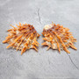 Orange Purple Spiny Oyster Pair Spondylus Barbatus (1 shell pair approx. 5X4X3 inches) B GRADE Natural seashell pair for nautical display! Copyright 2026 SeaShellSupply.com.