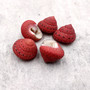 Strawberry Top Red Seashells Clanculus Puniceus (5 shells approx. 0.5+ inches) Small Red Natural Strawberry Top Shells for arts & crafts! Copyright 2026 SeaShellSupply.com.