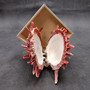 Red Purple Spiny Oyster Pair Spondylus Barbatus (1 shell pair approx. 3X3X2 inches) B GRADE Colorful seashell pair for nautical decor!