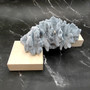 Blue Ridge Coral Cluster Large Heliopora Coerulea (1 coral 9L x 6D x 4H inches) Blue Coral Cluster for coastal home decor or display! 08