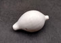 Egg Cowrie Seashell (2 Inches) - Ovula Ovum. White shiny shell. Copyright 2024 SeaShellSupply.com