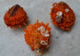 Orange Spiny Oyster Seashell Pair (2"+) - Spondylus Barbatus