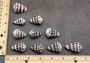 Polished Hebrew Cone Seashells - Conus Ebraeus - (5 shells approx. 1-1.5 inches). Multiple spotted coned shells. Copyright 2022 SeaShellSupply.com.