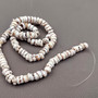 Tiger Puka Seashell Strand (1 strand approx. 15.5 inches x 4-5+ mm) Beautiful shell necklace neat for beach outfits or a classic gift!
