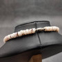 Tiger Puka Shell Necklace (16\" x 5-6mm). Two white shell necklaces. Copyright 2026 SeaShellSupply.com.