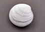 Tiger Clam (3+ inches) - Codakia Tigrina. Closed ribbed white shells, one showing the flat ribbed side and one showing the close of the two shells. Copyright 2024 SeaShellSupply.com.