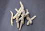 Driftwood Drilled Pieces (10 pieces approx. 3-5 inches). Multiple different wood parts with drilled holes, appear smooth. Copyright 2022 SeaShellSupply.com