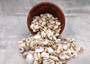 Small Seashell Assorted Ocean Mix (approx. 1 cup 35-40 shells .50-1.75 inches). Multiple different shaped shells all brown and white with different patterns. Copyright 2025 SeaShellSupply.com.