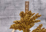 Yellow/Tan FAUX Branch Coral - Acropora Florida - (1 Coral, Approx. 12x10x5 inches). Gold branched sea fan with multiple different textures and sized branches. Copyright 2025 SeaShellSupply.com.