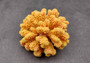 Yellow Faux Coral Cluster - Pocillopora Elegans - (1 FAUX Coral approx. 5Wx3Dx4T). Orange and pink tinted fluffy heavily textured coral cluster with many arms. Copyright 2024 SeaShellSupply.com.