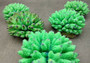 Green FAUX Finger Coral - Acropora Nasuta - (1 FAUX Coral approx. 4Wx3Tx4D inches) on light background. Copyright 2024 SeaShellSupply.com.