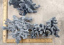 Blue Ridge Coral Cluster Heliopora Coerulea (1 coral approx. 6.5-7.5+ inches) Unique Blue Coral Cluster coastal home accent or display!