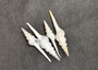 Distaff Spindle Seashells White Fusinus Colus (4 shells approx. 3+ inches) White Spiral Distaff Spindle Shells for coastal arts & crafts!