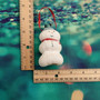 Sea Urchin Snowman Xmas Ornament (1 urchin snowman approx. 3+ inches) Sea Urchin Snowman Ornament for gifts & holiday decorating!