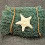 Green Blue Fishing Net Recycled Commercial (1 net approx. 4x10+ feet) Sustainable Clean Used Teal Fish Netting for decoration & parties! Copyright 2026 SeaShellSupply.com.