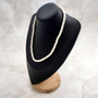 White Puka Style Heishi Seashell Necklace (1 necklace approx. 18 inches x 4+ mm) White Heishi Shell Necklace for the beach pool or party!