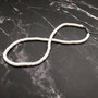 White Puka Style Heishi Seashell Necklace (1 necklace approx. 18 inches x 4+ mm) White Heishi Shell Necklace for the beach pool or party!