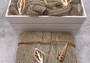 Decorative Fish Net Brown Olive Green Woven (1 net approx. 4x9 feet) Recycled Fishing Net for ocean art crafts & nautical themed parties! Copyright 2026 SeaShellSupply.com.