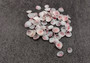 Light Pink Tellin Seashell Rose Petal Halves (approx. 0.25 cup 70+ shells 0.15+ inches) Rose Pink White Shells for crafts & art projects. Copyright 2024 SeashellSupply.com