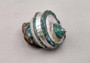 Giant Banded Turbo Shell Turbo Marmoratus (1 shell approx. 7+ inches) Perfect shells for coastal decor, & collections! Spiral green ombre shell with lining around the spiral and down on the edges. Copyright 2025 SeaShellSupply.com