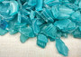 Beach Sea Glass Rough Ocean Blue Medium Tumbled (approx. 10 pounds 0.5-1+ inches Man made tumbled rough sea glass fragments. Copyright 2025 SeashellSupply.com