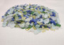 Beach Glass Blue Green White Tumbled Rough Atlantic Mix Assorted (approx. 10 pounds 0.5-1+ inches) Man Made Rough Sea Glass mixed fragments!