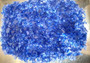 Beach Sea Glass Rough Deep Blue Medium Tumbled (approx. 10 pounds 0.5-1+ inches) Man-made tumbled rough sea glass fragments! Bright blue different-shaped sea glass. Copyright 2025 SeaShellSupply.com