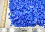 Beach Sea Glass Rough Deep Blue Medium Tumbled (approx. 10 pounds 0.5-1+ inches) Man-made tumbled rough sea glass fragments! Bright blue different-shaped sea glass. Copyright 2025 SeaShellSupply.com