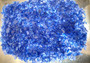 Beach Sea Glass Rough Deep Blue Medium Tumbled (approx. 10 pounds 0.5-1+ inches) Man-made tumbled rough sea glass fragments! Bright blue different-shaped sea glass. Copyright 2025 SeaShellSupply.com
