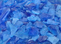Beach Sea Glass Rough Deep Blue Medium Tumbled (approx. 1 kilogram 0.5-1+ inches) Man made tumbled sea glass! Ombre blue chips, perfect for vase decorating and mosaic tile making. Copyright 2025 SeaShellSupply.com