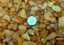 Beach Sea Glass Rough Light Brown Medium Tumbled (approx. 1 kilogram 0.5-1+ inches) Man made tumbled sea glass fragments Copyright 2024 SeaShellSupply.com