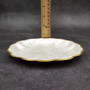 Gold Edged Round Capiz Shell Dish (One shell dish approx. 6 inches) Copyright 2025 SeaShellSupply.com