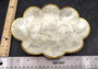 Gold Edged Oval Capiz Shell Dish (One shell dish approx. 8 inches) Copyright SeaShellSupply.com