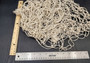 Decorative Fish Net Natural Off White Cotton Tied (1 net approx. 3x6 feet) Fishing net for coastal displays crafts & nautical parties! Textured weathered fish netting. Copyright 2024 SeaShellMart.com