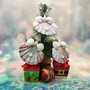 Flat Scallop Shell Angel With Arca Shell Wings (1 ornament approx. 3+ inches) Real Scallop Shell Xmas Hanging Ornament! Copyright 2025 SeaShellSupply.com