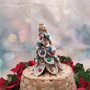 Colorful Abalone Christmas Ornament Tree Decoration (1 tree decoration approx. 5+ inches) Real Baby Abalone Xmas Hanging Ornament! Copyright 2025 SeaShellSupply.com.