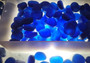 Beach Sea Glass Rounded Violet Blue Tumbled Pebbles (approx. 1 kilogram 1+ inches) Copyright 2025 SeaShellSupply.com.\n\n