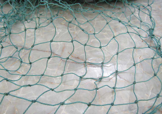 Green Blue Fishing Net - (1 Net approx. 4 feet by 11 feet)