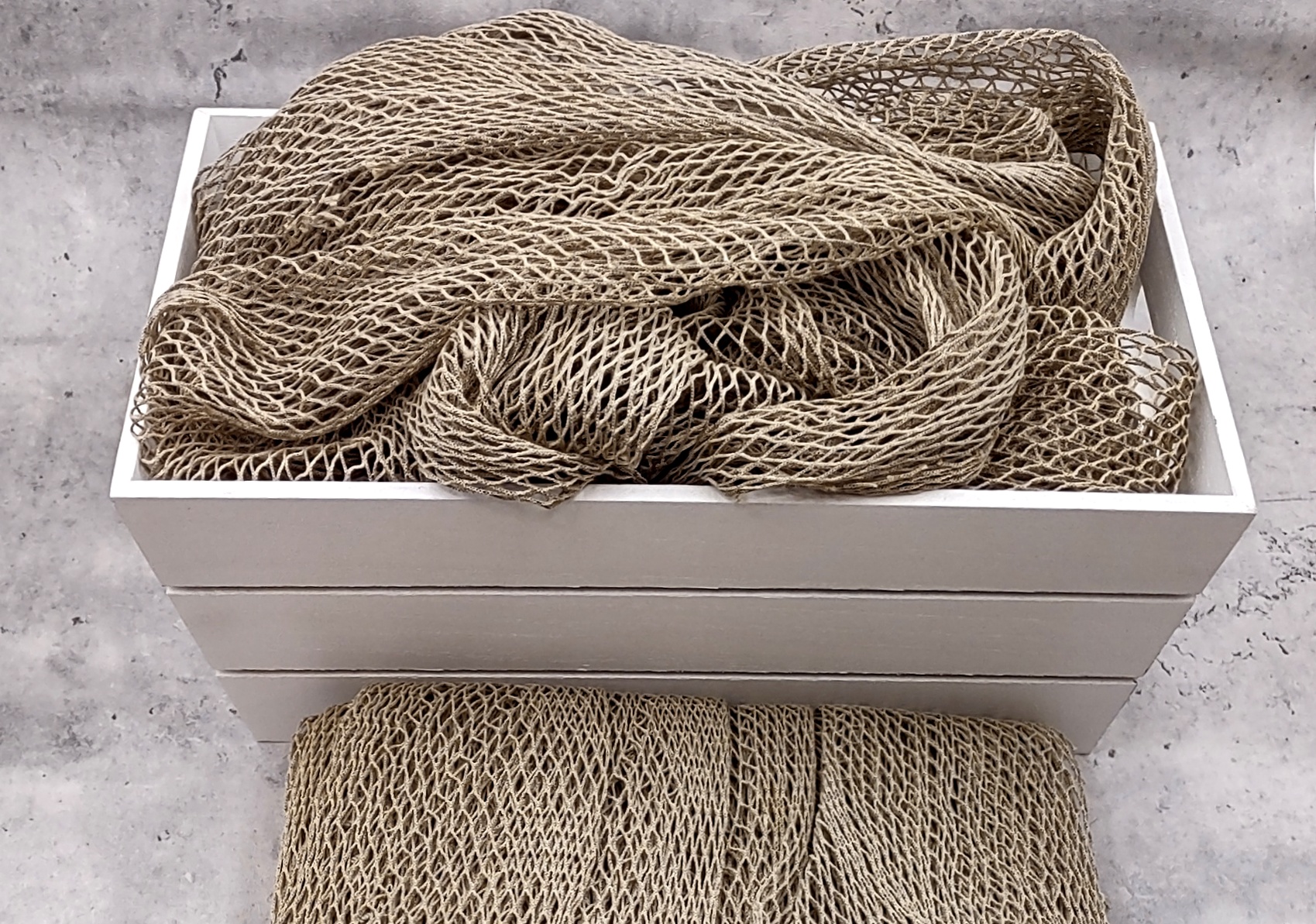 8 Pack: U.S. Shell Brown Decorative Fishing Net