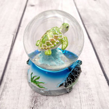 Colorful Green Sea Turtle Water Glass Globe (1 globe approx. 3.5+