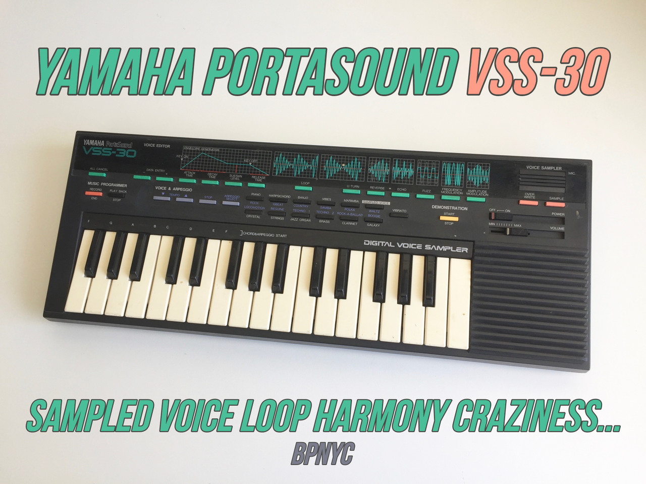 Yamaha VSS-30 Voice Sampler PortaSound Vintage