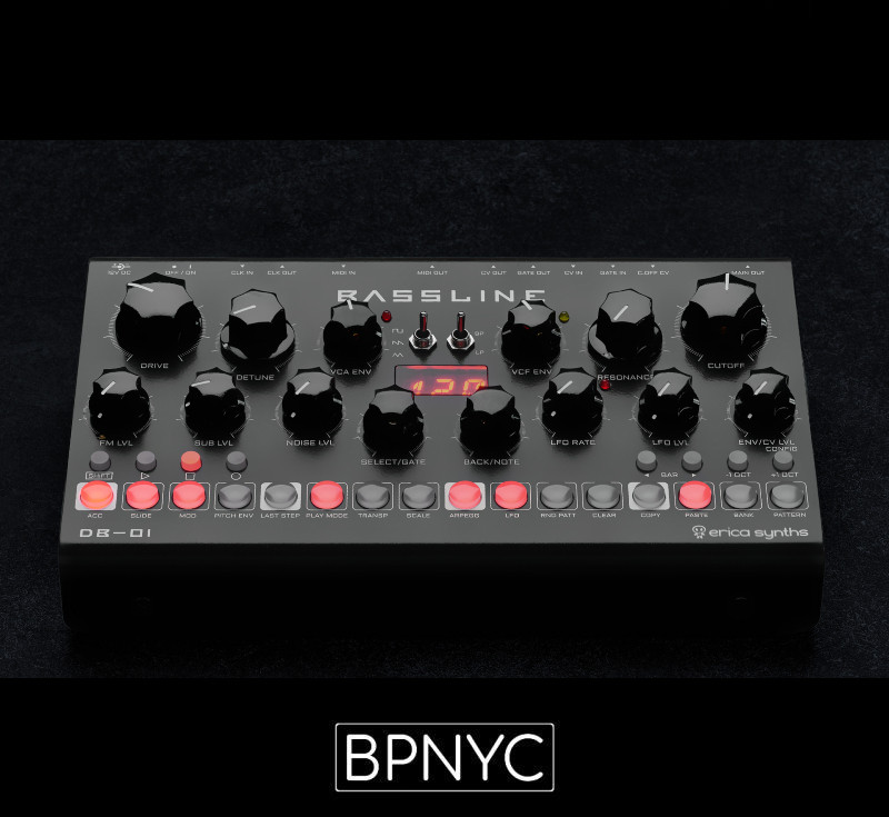 楽器 Erica Synth DB-01 Bassline Erica Synths Bassline DB-01 - Boutique Pedal NYC