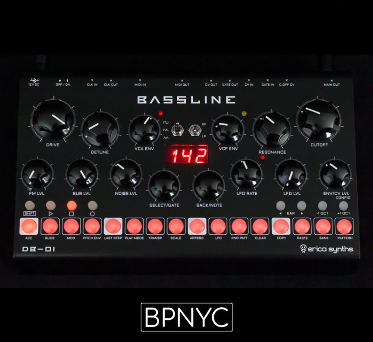 Erica Synths Bassline DB-01 - Boutique Pedal NYC