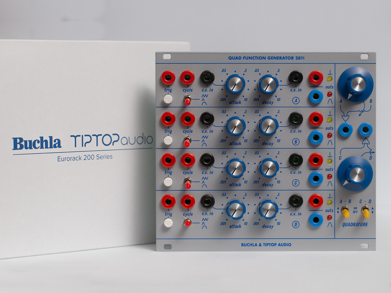 N*o様 Tiptop Audio&Buchla 281t Quad Funct Buchla & Tiptop Audio Quad Function Generator 281t